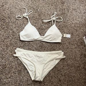 L*Space white/cream bikini